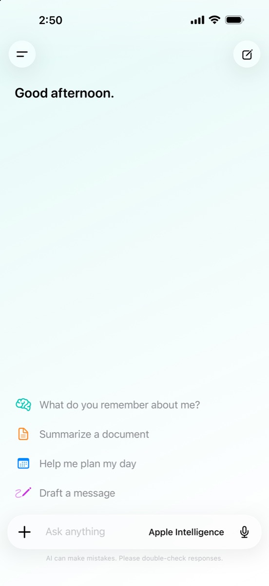 MyLokAI opening chat screen